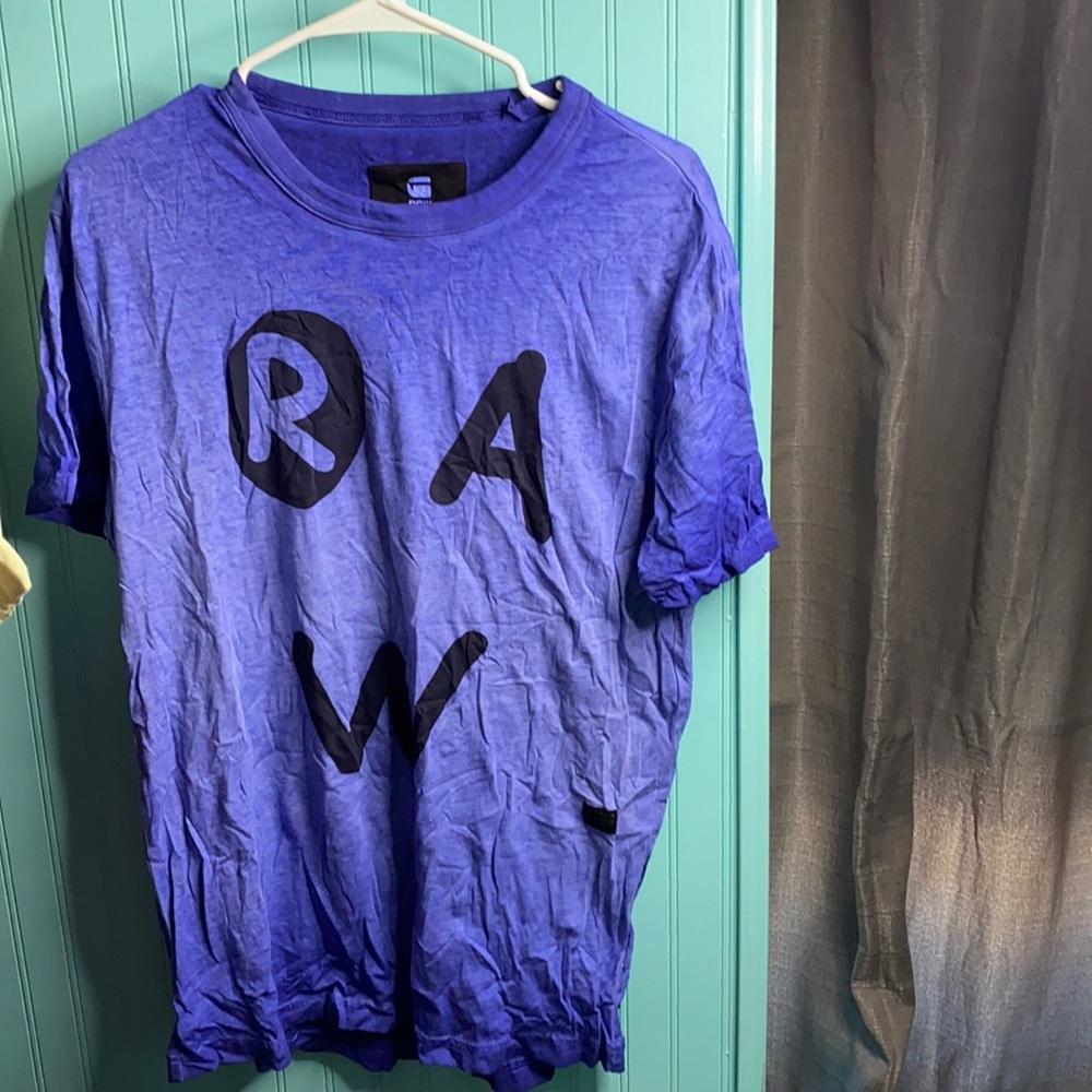 G star raw ombré blue t shirt men’s medium